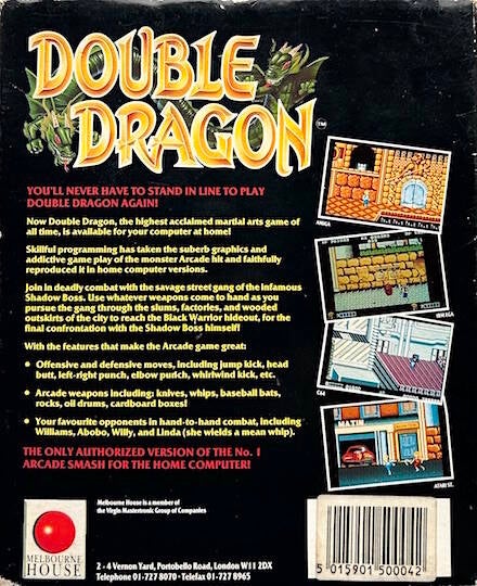 Double Dragon - Commodore 64