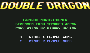 Double Dragon - Commodore 64