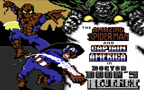 The Amazing Spider-Man and Captain America in Dr. Doom's Revenge! - Commodore 64
