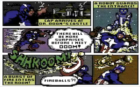 The Amazing Spider-Man and Captain America in Dr. Doom's Revenge! - Commodore 64