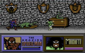 The Amazing Spider-Man and Captain America in Dr. Doom's Revenge! - Commodore 64