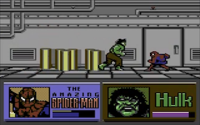The Amazing Spider-Man and Captain America in Dr. Doom's Revenge! - Commodore 64