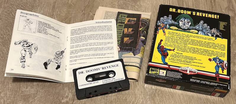 The Amazing Spider-Man and Captain America in Dr. Doom's Revenge! - Commodore 64