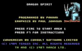 Dragon Spirit - Commodore 64