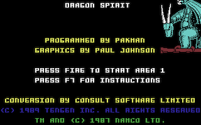 Dragon Spirit - Commodore 64