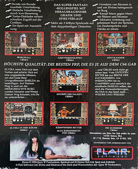 Elvira - Mistress of the Dark - Commodore 64