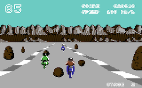 Enduro Racer - Commodore 64