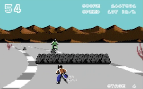 Enduro Racer · Commodore 64