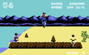 Enduro Racer · Commodore 64