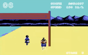 Enduro Racer · Commodore 64