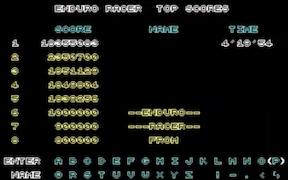 Enduro Racer · Commodore 64