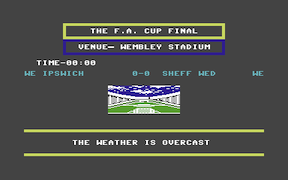F.A. Cup Football - Commodore 64