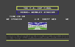 F.A. Cup Football - Commodore 64