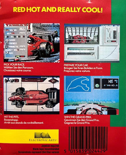 Ferrari Formula One - Commodore 64