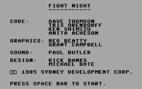 Fight Night - Commodore 64