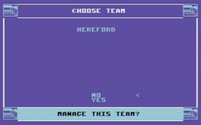 Football Manager 2 - Commodore 64