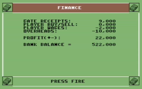Football Manager 2 - Commodore 64
