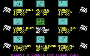 Formula 1 Simulator - Commodore 64