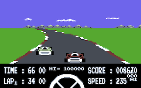 Formula 1 Simulator - Commodore 64
