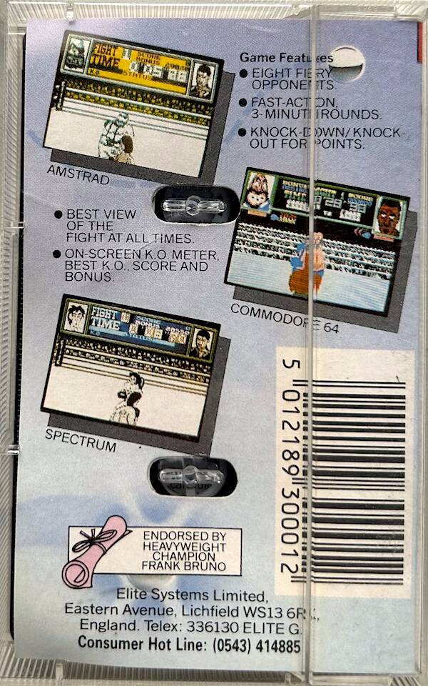 Frank Bruno's Boxing - Commodore 64