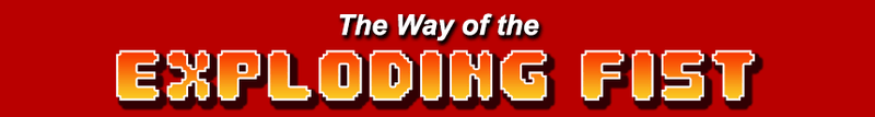 The Way of the exploding Fist - Commodore 64