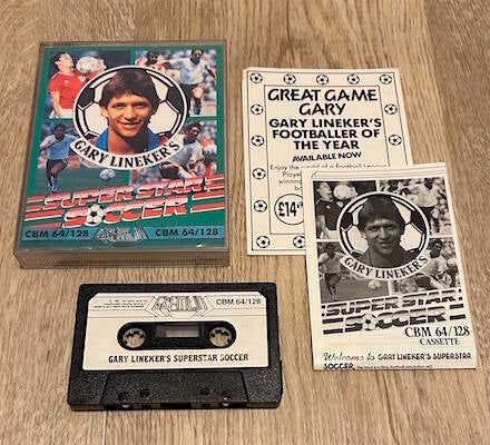Gary Lineker's Superstar Soccer - Commodore 64