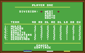 GFL Championship Football - Commodore 64