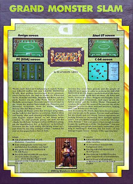 Grand Monster Slam - Commodore 64