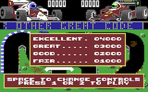 Grand Prix Simulator - Commodore 64