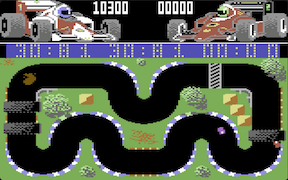 Grand Prix Simulator - Commodore 64