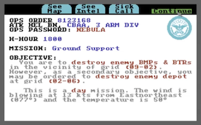 Gunship - Commodore 64