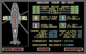 Gunship - Commodore 64