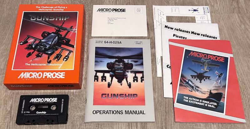 Gunship - Commodore 64