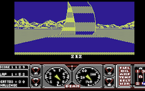 Hard Drivin' - Commodore 64