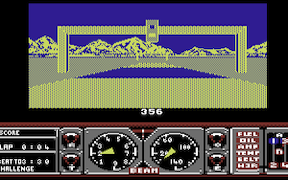 Hard Drivin' - Commodore 64