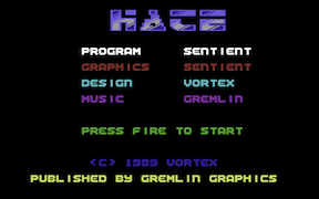 H·A·T·E - Hostile · All · Terrain · Encounter - Commodore 64