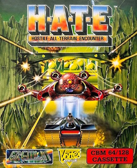 H·A·T·E - Hostile · All · Terrain · Encounter - Commodore 64