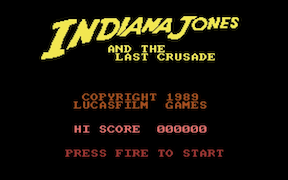 Indiana Jones and the Last Crusade - Commodore 64