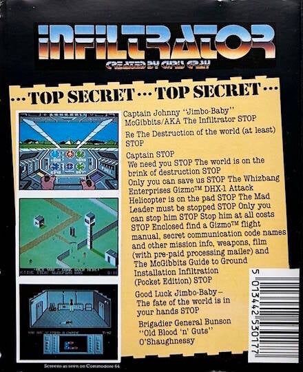 Infiltrator - Commodore 64