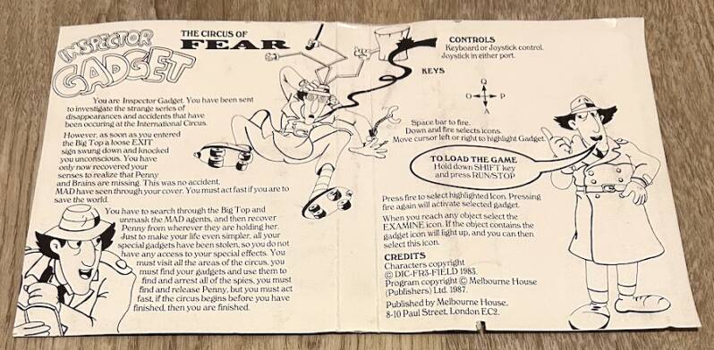 Inspector Gadget - Commodore 64
