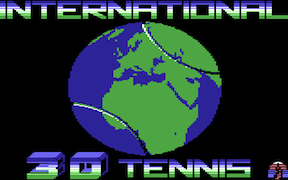 International 3D Tennis - Commodore 64