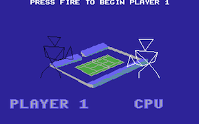 International 3D Tennis - Commodore 64