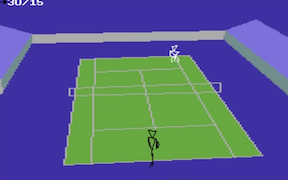 International 3D Tennis - Commodore 64