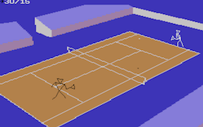 International 3D Tennis - Commodore 64