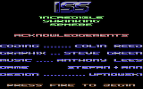 ISS - Incredible Shrinking Sphere - Commodore 64