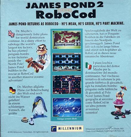 James Pond 2 - Codename RoboCod - Commodore 64