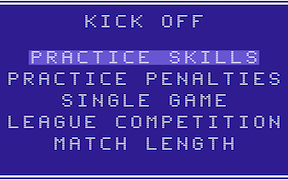 Kick Off - Commodore 64