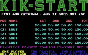 Kikstart Off-Road-Simulator - Commodore 64