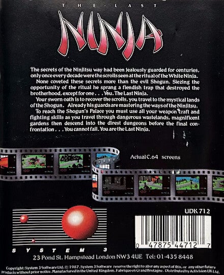 The Last Ninja - Commodore 64