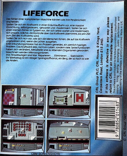 Lifeforce - Commodore 64